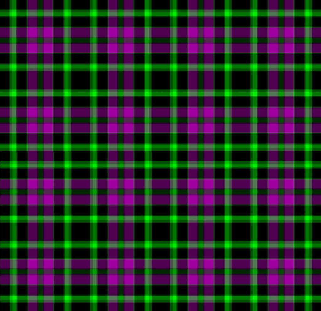 Black purple and green Textile