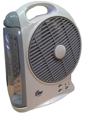 Emergency Light and emergency chargeable Fan