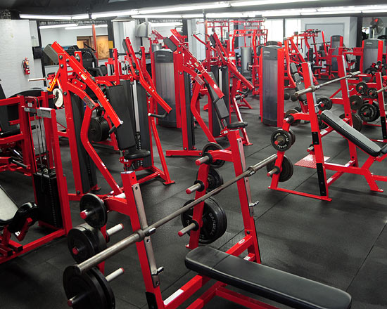 Red Gym Equipment