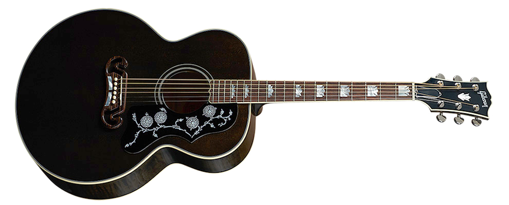Black givson Acoustic Guitar