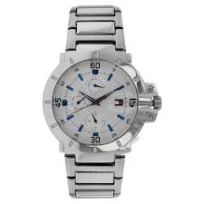 Tommy Hilfiger Square Silver Frame Analog Watch