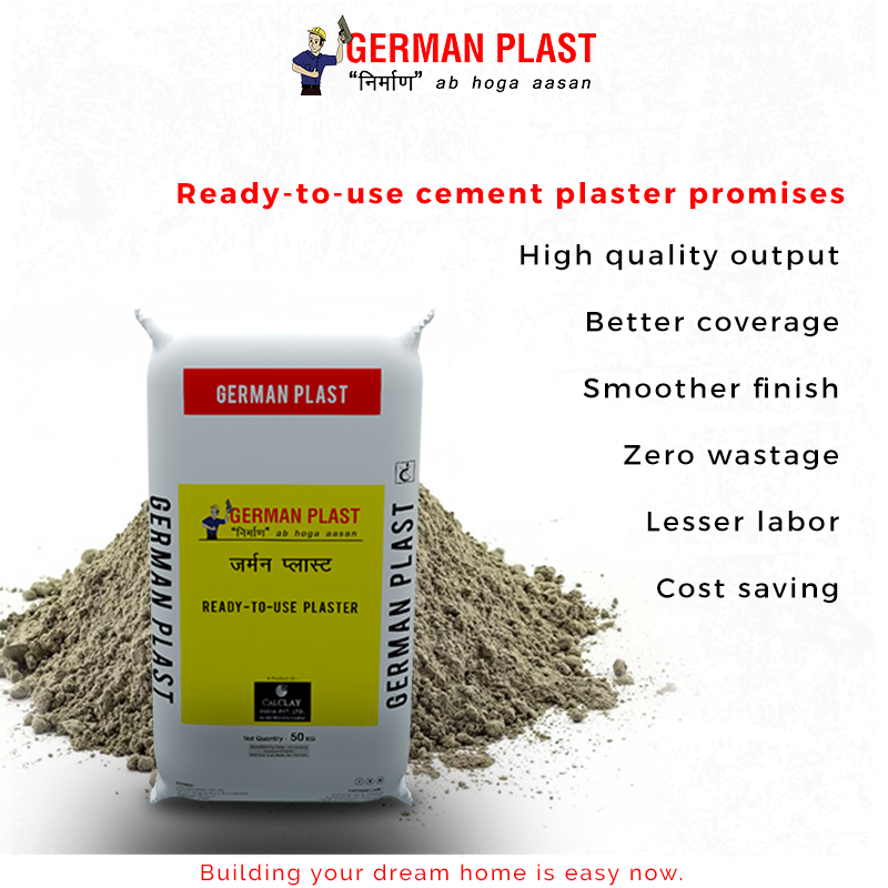 Ready Mixed cement plaster German Plast,Udaipur Ra