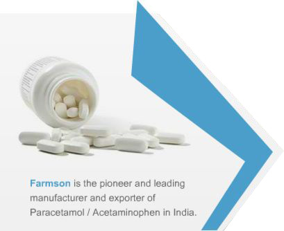 Farmson paracetamol powder products,Vadodara Gujarat 