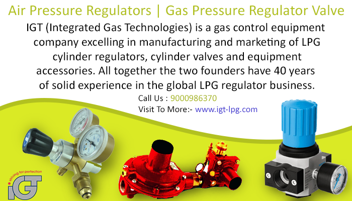 LPG Safety Device Gas Pressure Regulator
