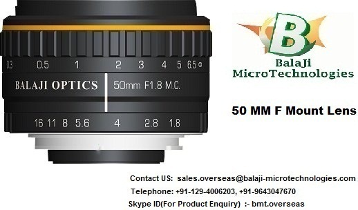 35 MM 50 MM F MOUNT MACHINE VISION LENS