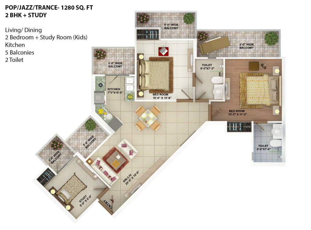 2 Bhk Flats in Noida Extension