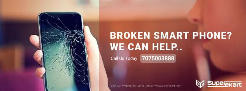 Cracked screen replacement cell phone screen repair in india