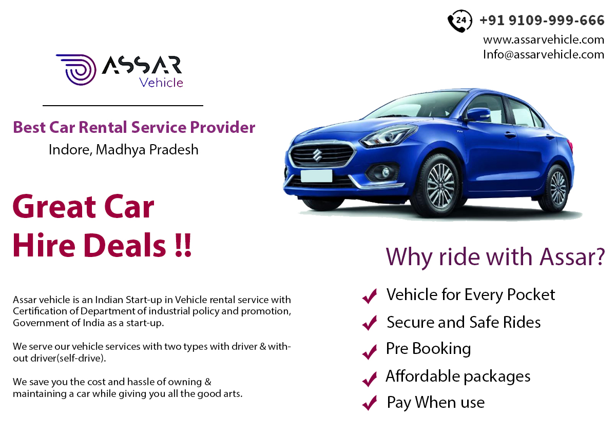 Online Affordable Self Driven Car Rentals In Indore