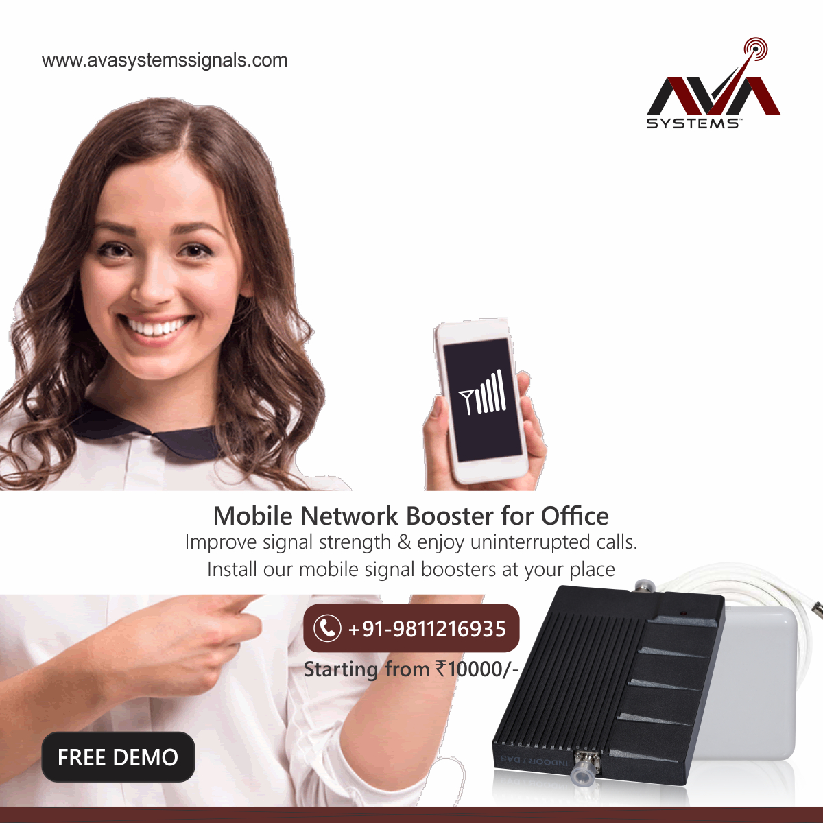 2G 3G CDMA GSM Mobile Phone Network Signal Boosters Delhi