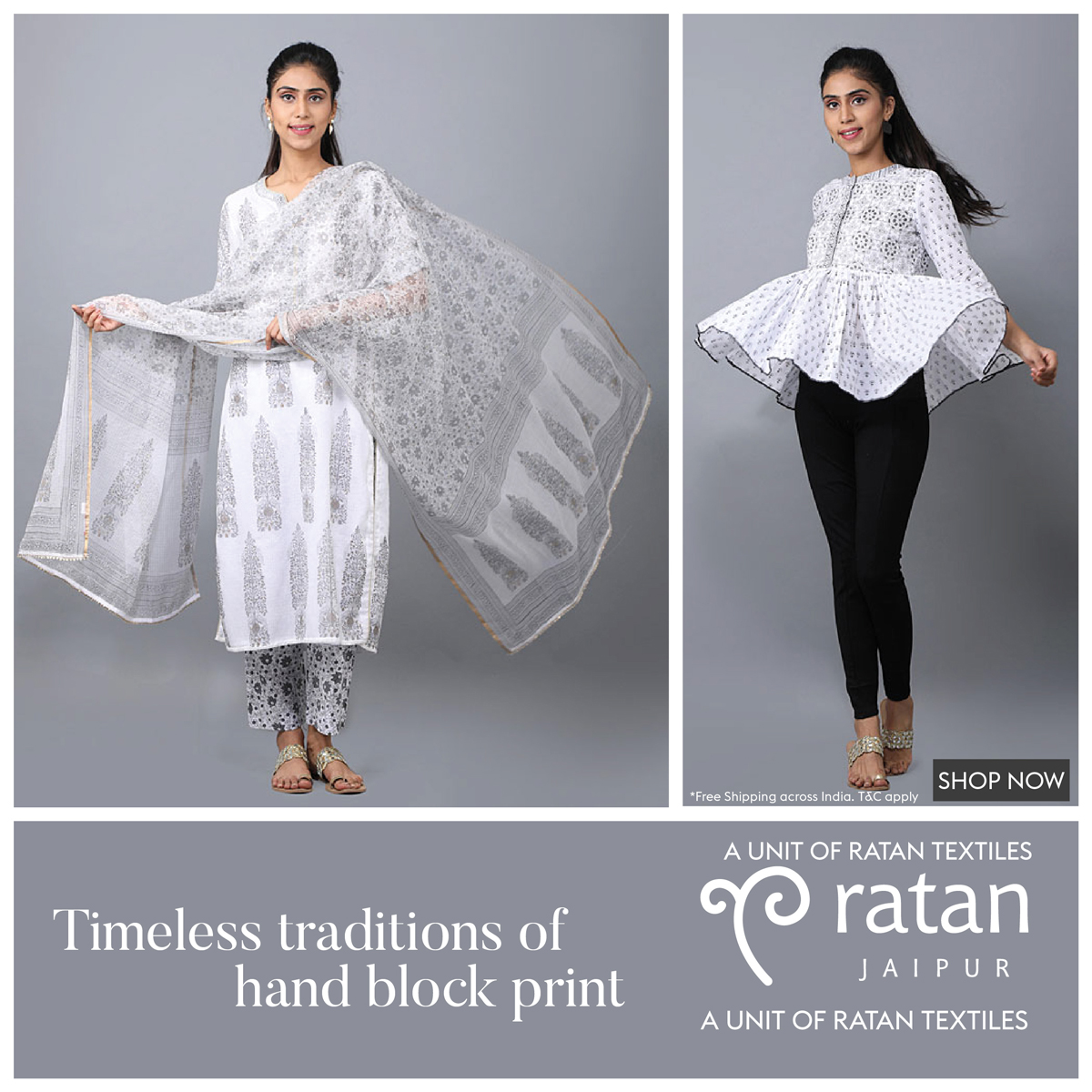 Ratan Jaipur Hand Block Printed Products