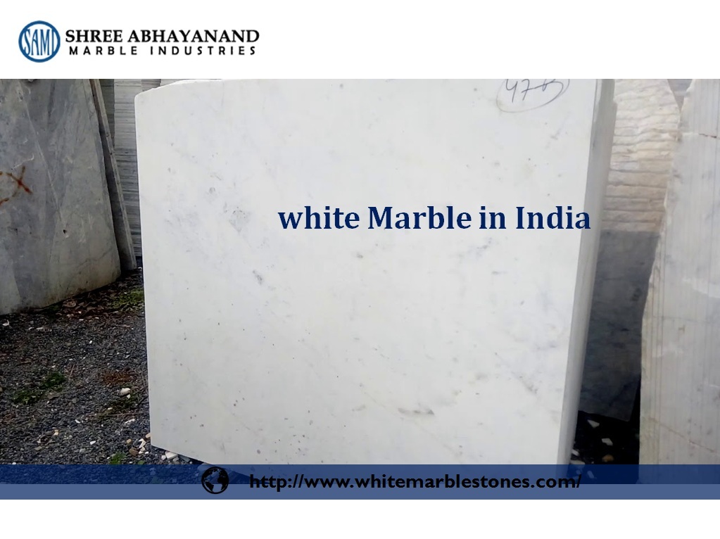 White Marble in India Shree Abhayanand Supplier of White Marble