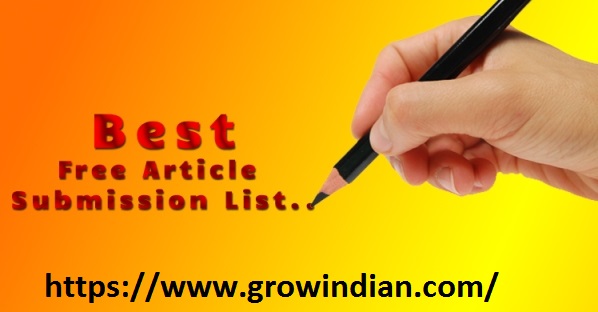 Best Article and Blog Writing Platform Grow Indian