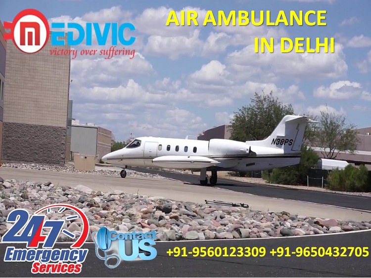 Get Superb ICU Care Air Ambulance Service in Delhi by Medivic