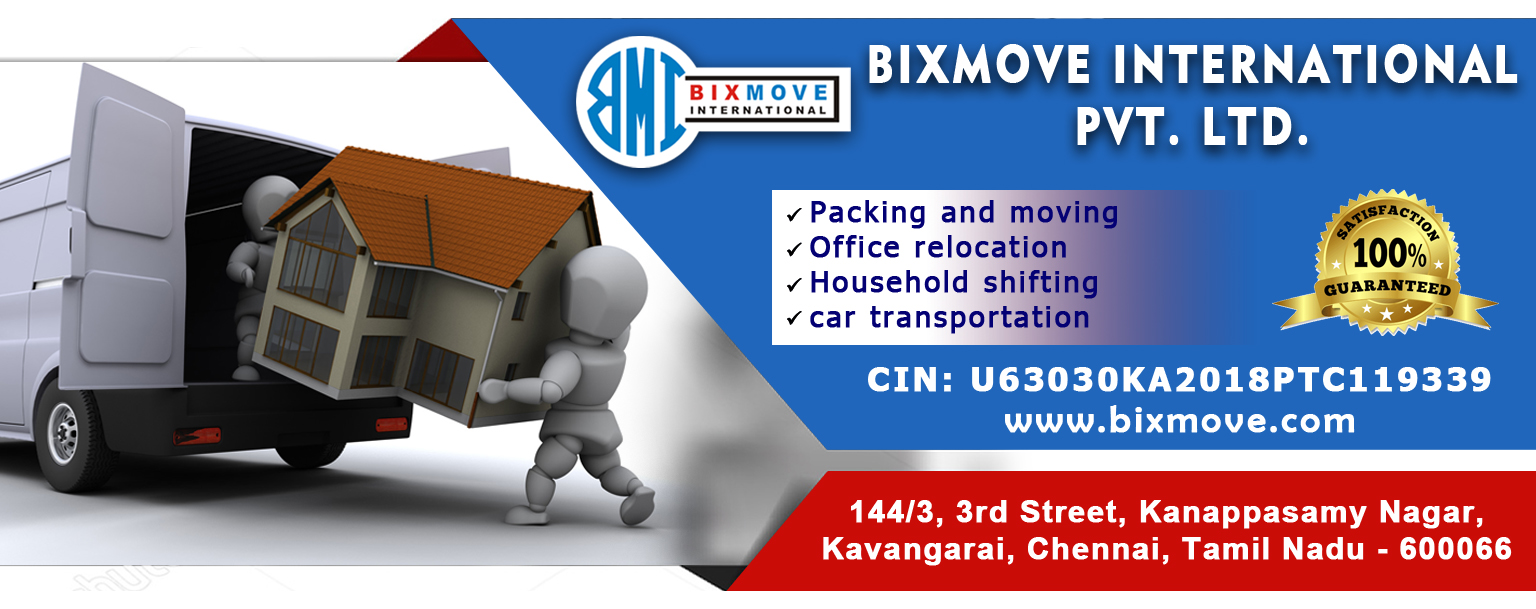 Bixmove packers and movers in Velachery Chennai