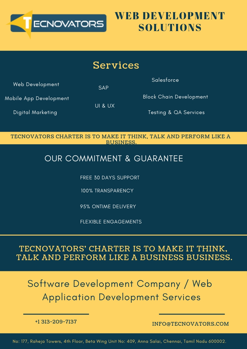 The Leading Mobile App Development Company in Chennai Tecnovators