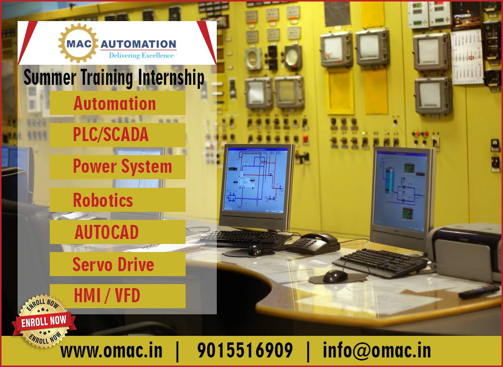 PLC SCADA Training in Noida Best PLC SCADA training in omac Automation