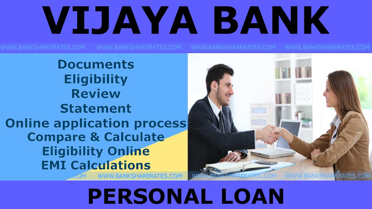 personal loan from vijaya banks