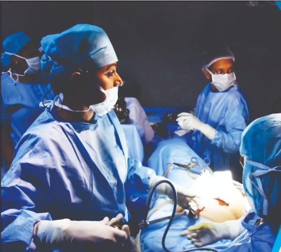 Laparoscopic Surgery for uterus