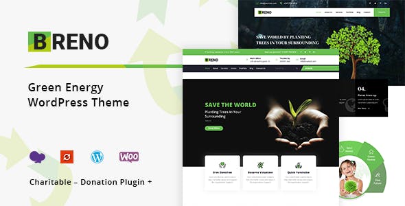Breno Green Energy WordPress Theme