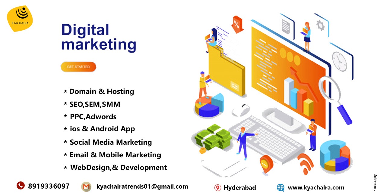 SEO SEM SMO PPC Email Marketing Services in Hyderabad kyachalra