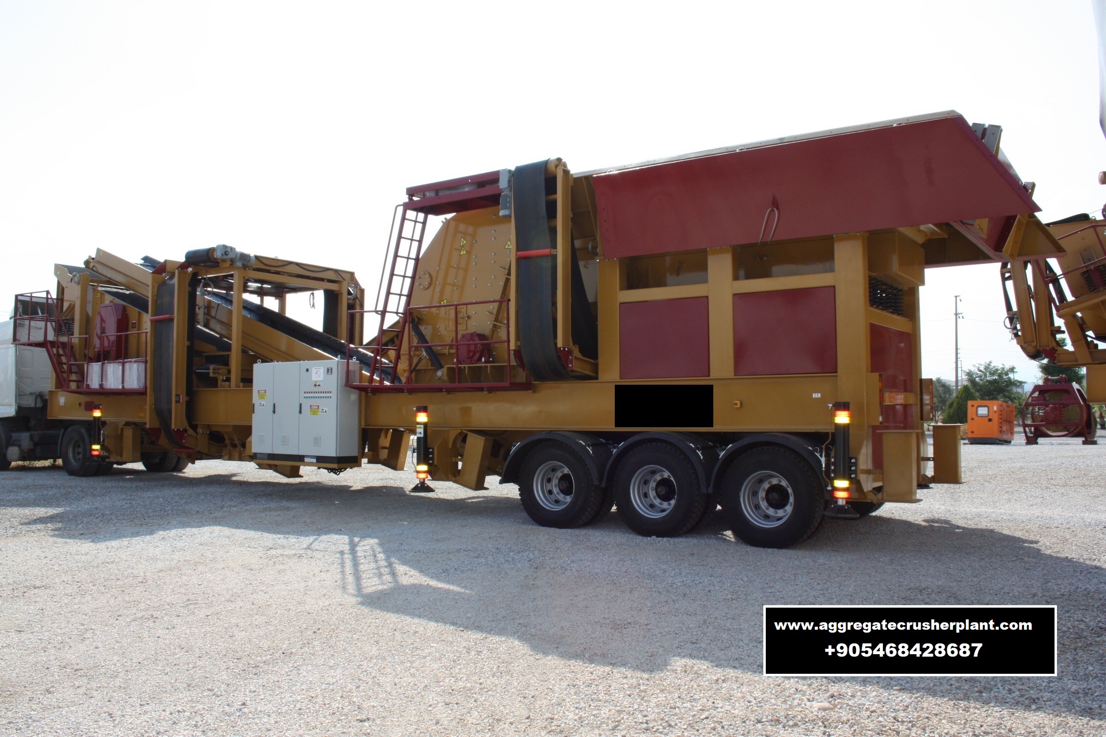 MOBILE CRUSHING AND SCREENING PLANT CLOSED CIRCUIT TYPE DRAGON 20